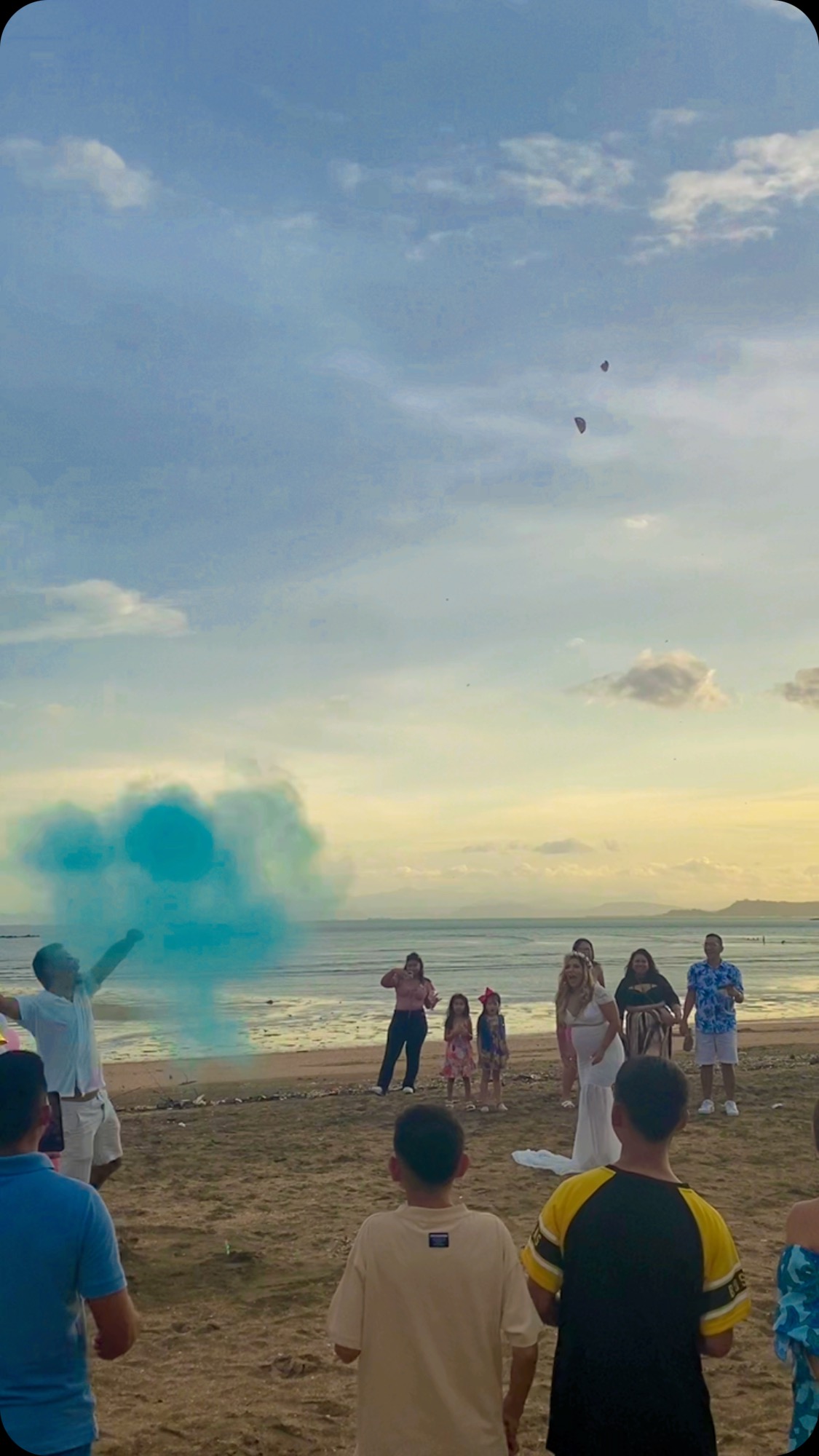 Celebración privada en la playa frente a Vista Venao